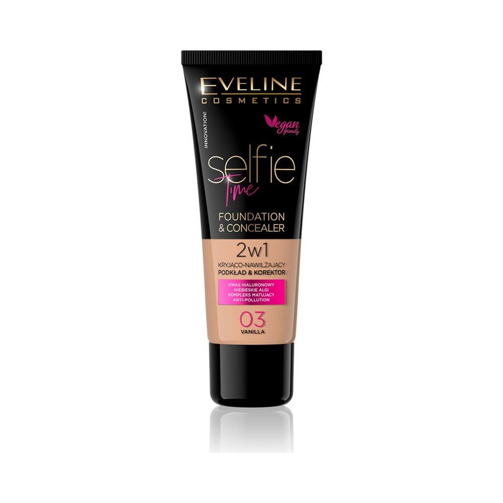 244443 EVELINE PODKŁAD SELFIE TIME 03 VANILLA 30ML 5903416001768