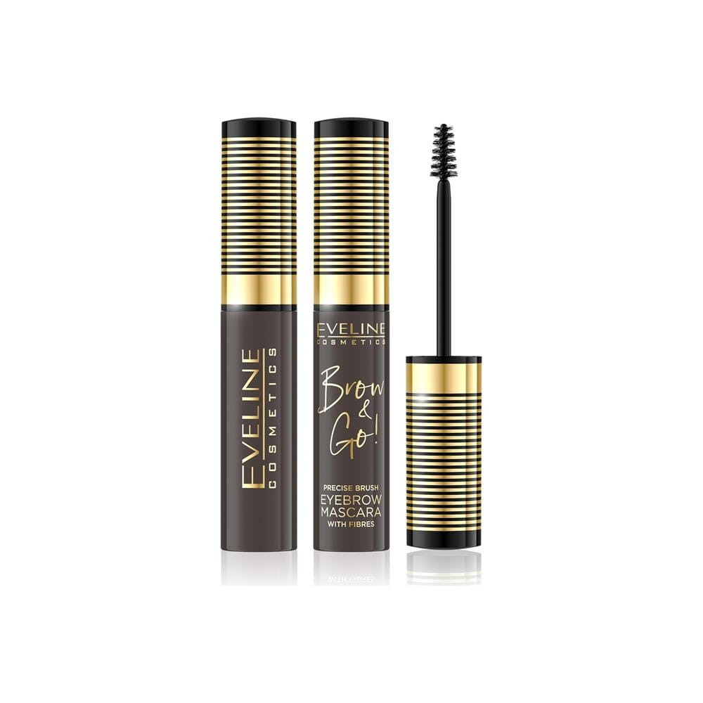 244481 EVELINE MASCARA DO BRWI BROW&amp;GO 02 DARK 6ML 5901761997590