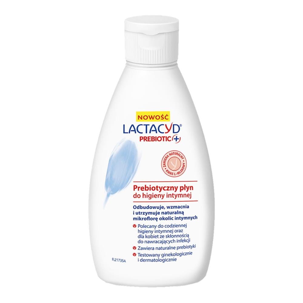 245762 LACTACYD PŁYN DO HIGIENY INTYMNEJ ZAPAS 200ML PREBIOTIC PLUS 5907734712429