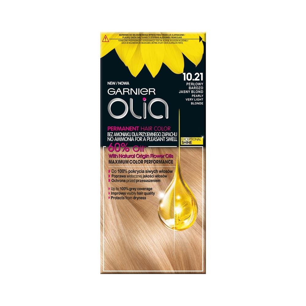 246098 OLIA MINI KIT FARBA KOLORYZUJĄCA  10.21  PERŁOWY BARDZO JASNY BLOND 3600542243889