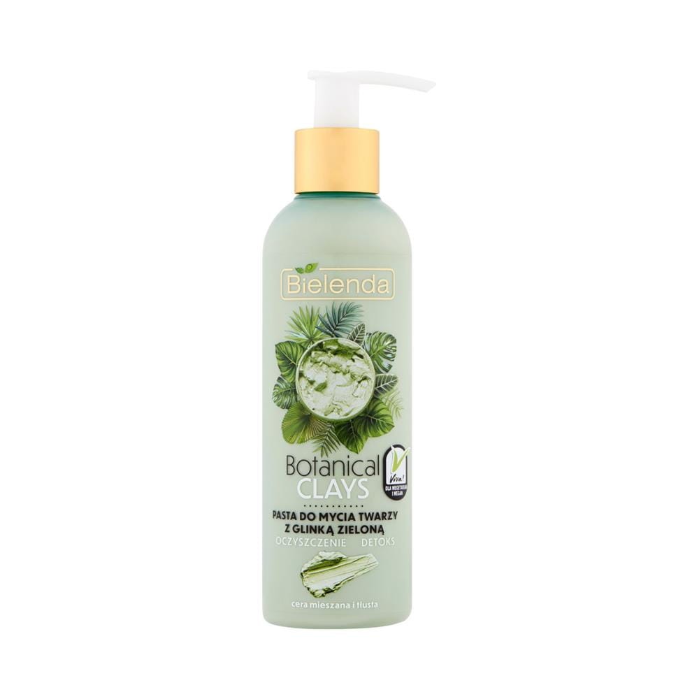 246154 BIELENDA BOTANICAL CLAYS PASTA DO MYCIA TWARZY 190G GLINKA ZIELONA 5902169038588