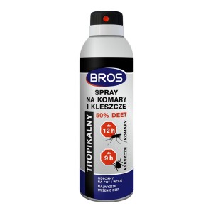 BROS SPRAY NA KOMARY I KLESZCZE 180ML 50% DEET