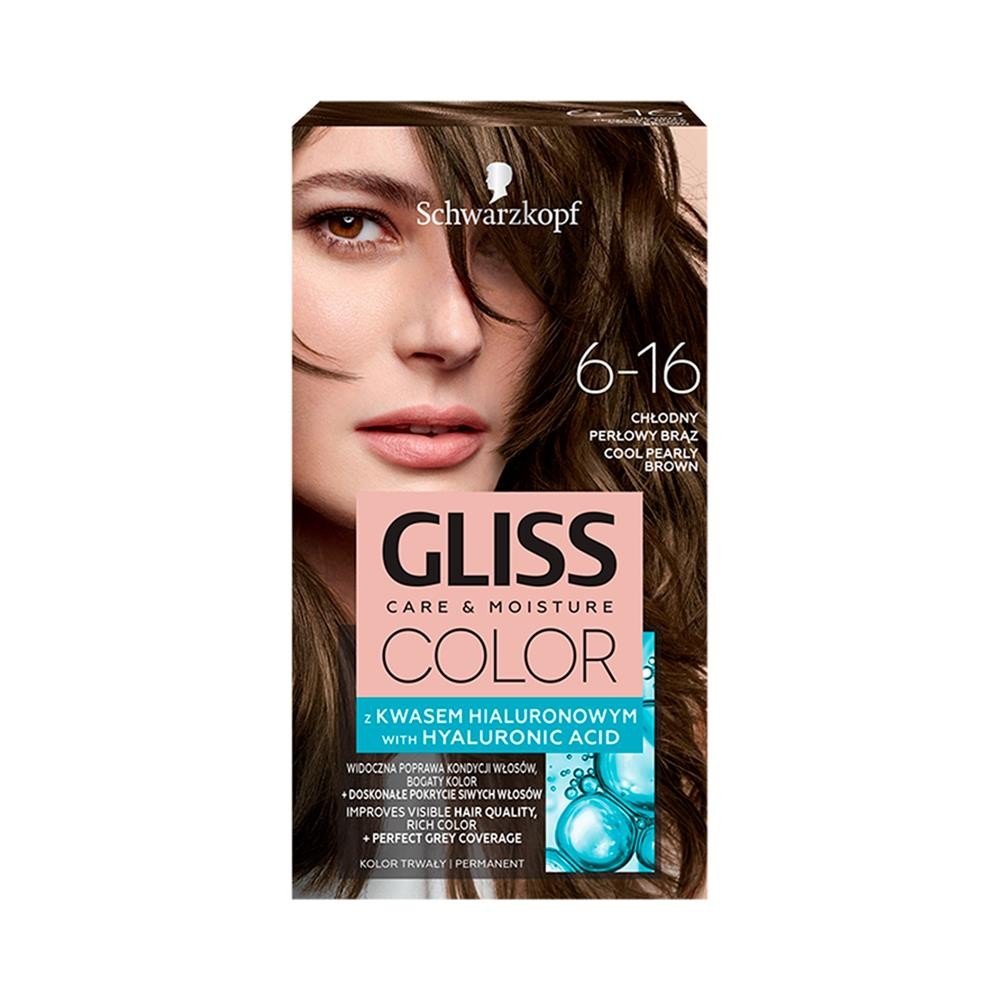 247987 GLISS COLOR FARBA KOLORYZUJĄCA  6-16 CHŁODNY PERŁOWY BRĄZ 9000101272468