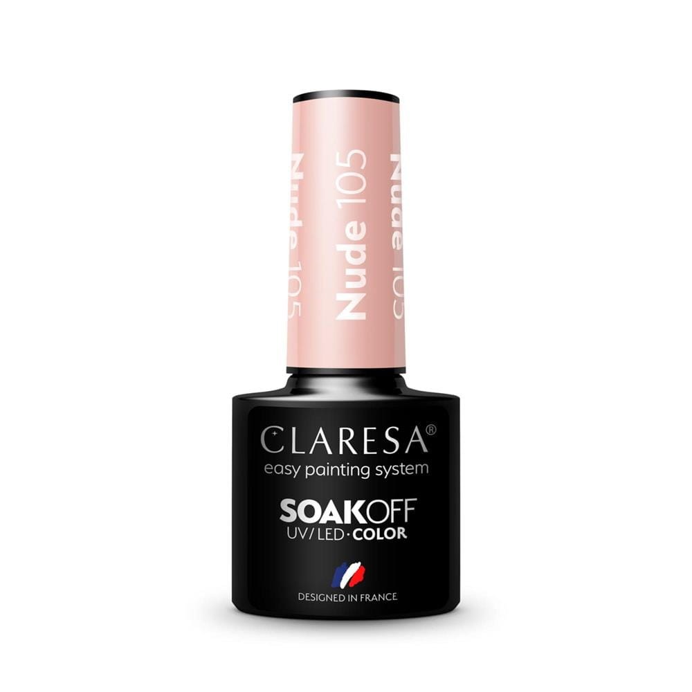 248875 CLARESA LAKIER DO PAZNOKCI HYBRID NUDE 105. KOLOR CIELISTY. 5902846077510