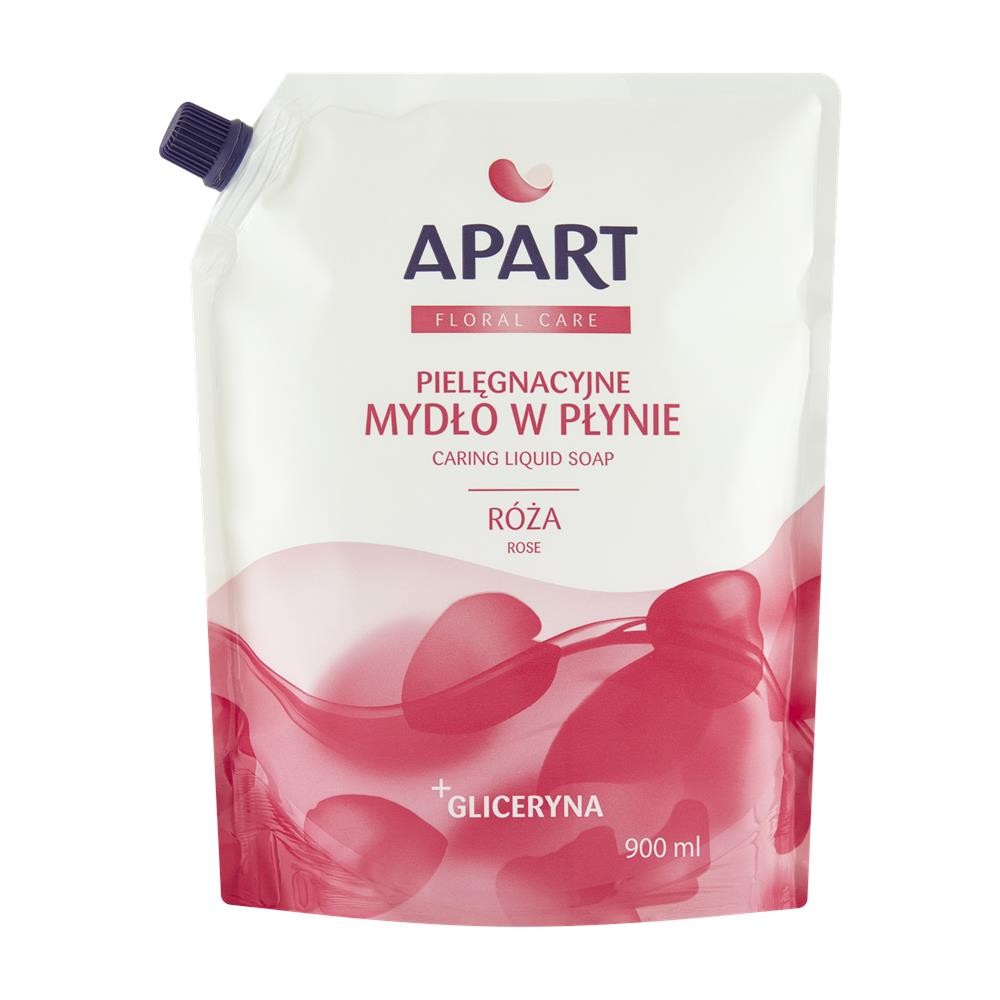 248880 APART FLORAL CARE MYDŁO W PŁYNIE ZAPAS 900ML RÓŻA + GLICERYNA 5900931028881