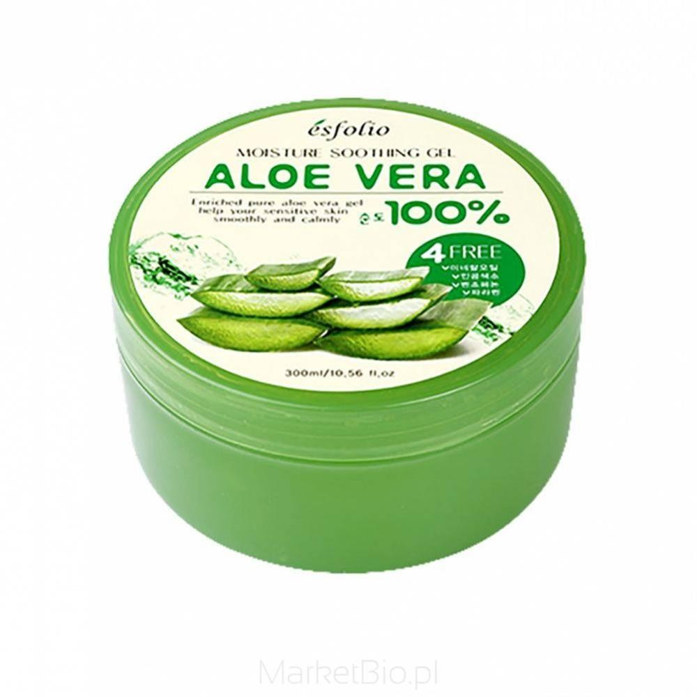 249188 ESFOLIO ŻEL DO CIAŁA 300G ALOE VERA 100% ŁAGODZĄCY 8809386880211