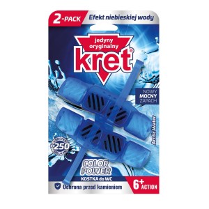 KRET KOSZYK DO WC 40GX2 COLOR POWER ARCTIC WATER