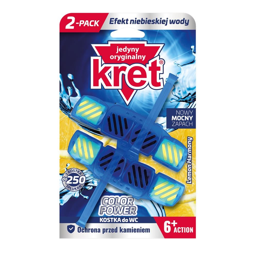 249300 KRET KOSZYK DO WC 40GX2 COLOR POWER LEMON HARMONY 5900931029130