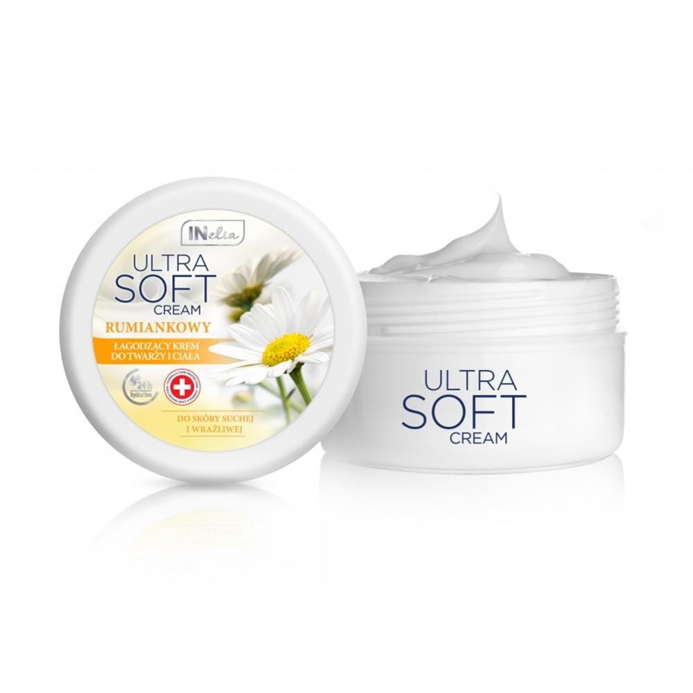 250106 INELIA ULTRA SOFT KREM DO TWARZY I CIAŁA 200ML RUMIANEK 5902114889401