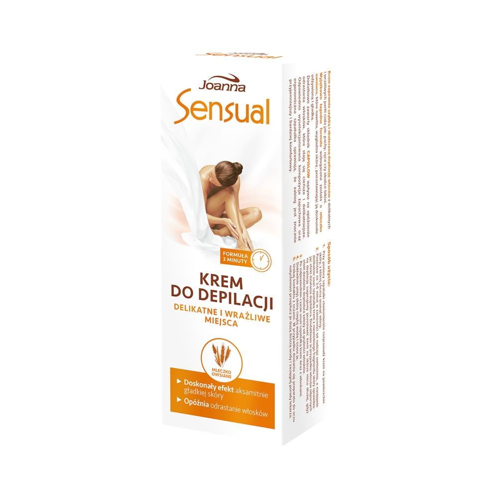 250440 JOANNA SENSUAL KREM DO DEPILACJI DELIKATNE I WRAŻLIWE MIEJSCA 100G MLECZKO OWSIANE  5901018019341
