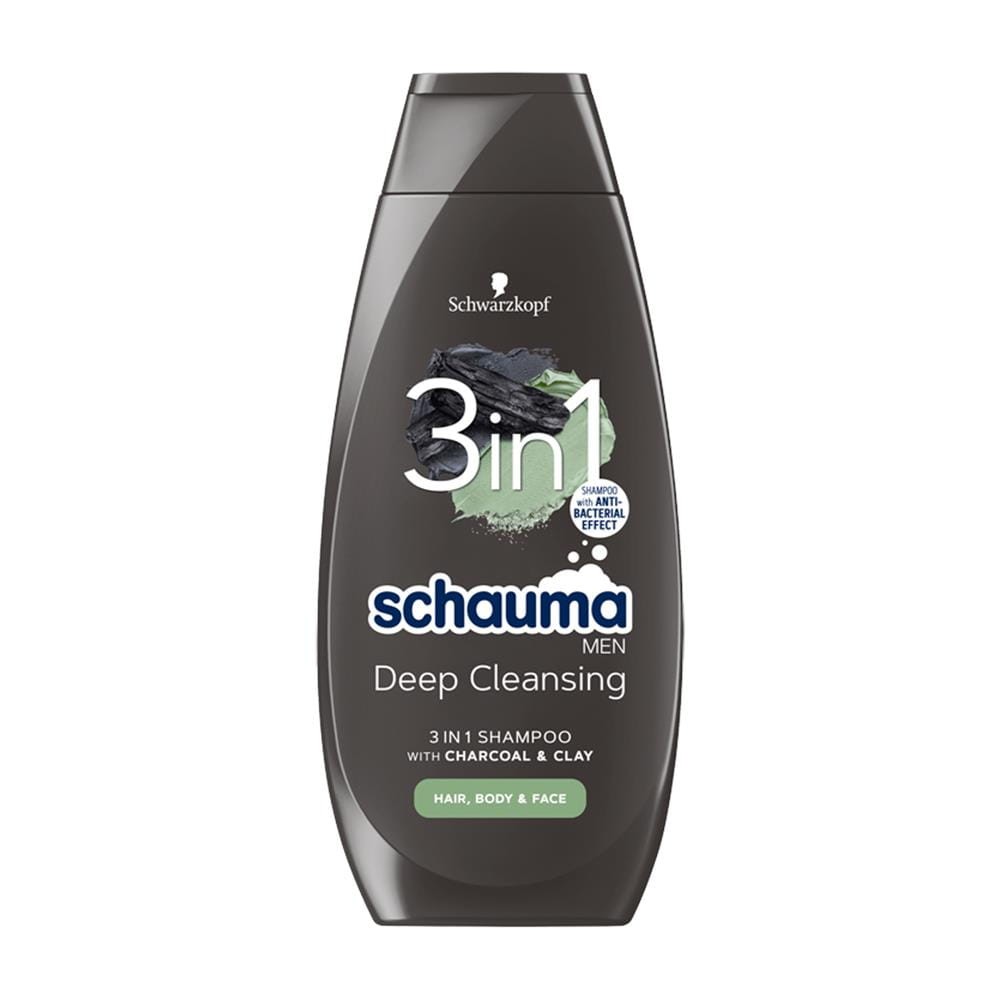 251771 SCHAUMA SZAMPON DO WŁOSÓW MEN 400ML CHARCOAL 9000101284690