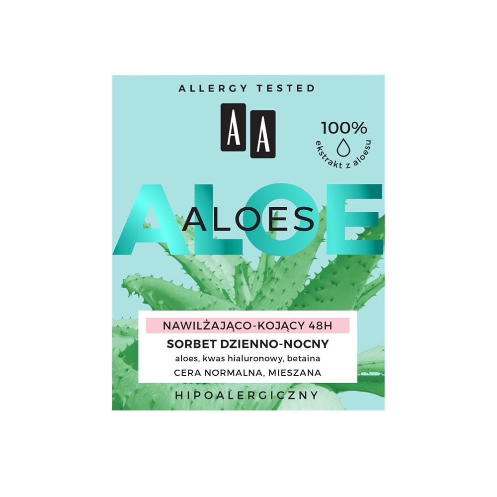 253003 AA ALOES 100% SORBET DO TWARZY 50ML NAWILŻAJĄCO-KOJĄCY 5900116069661