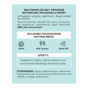 253004 AA ALOES 100% KREM DO TWARZY 50ML ODŻYWCZO-NAWILŻAJĄCY 5900116069678