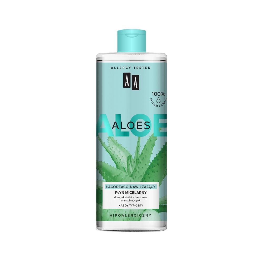 253006 AA ALOES 100% PŁYN MICELARNY 400ML ŁAGODZĄCO-NAWILŻAJĄCY 5900116069692