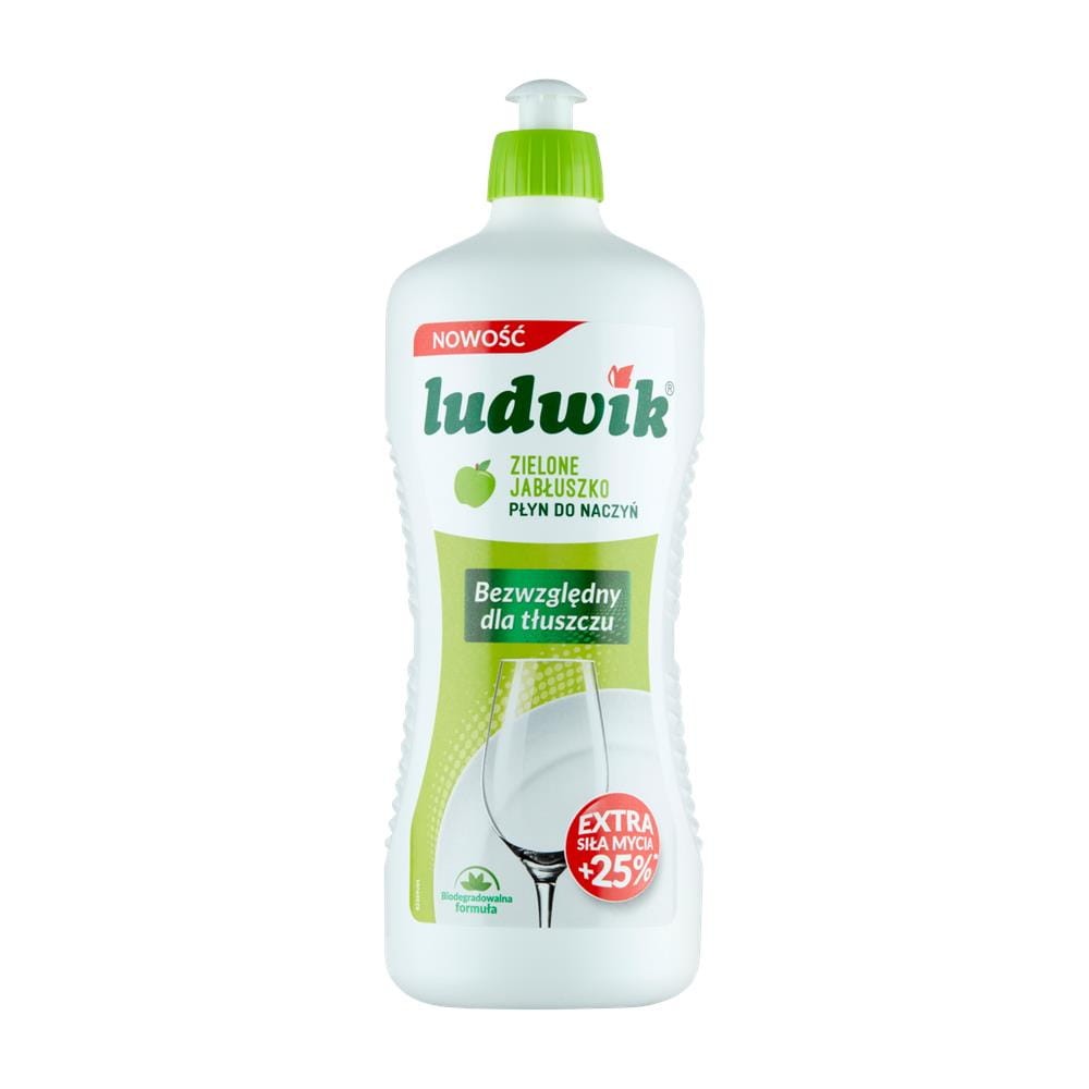 254513 LUDWIK PŁYN DO NACZYŃ 900G ZIELONE JABŁUSZKO 5900498028102