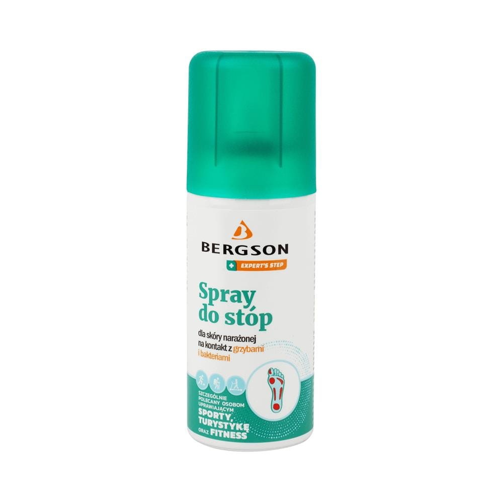 255030 BERGSON SPRAY DO STÓP 80ML SKÓRA NARAŻONA NA KONTAKT Z GRZYBAMI I BAKTERIAMI 5903293740651