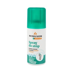 255030 BERGSON SPRAY DO STÓP 80ML SKÓRA NARAŻONA NA KONTAKT Z GRZYBAMI I BAKTERIAMI 5903293740651