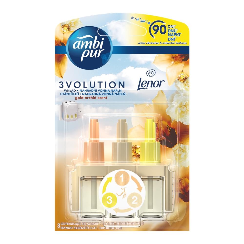 255523 AMBI PUR ODŚWIEŻACZ ELEKTRYK 3V ZAPAS GOLD ORCHID 8001841922690