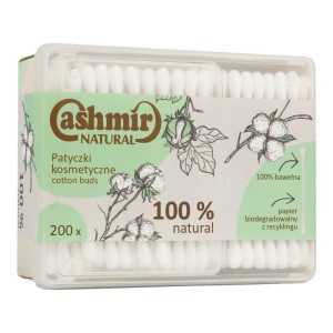 258349 CASHMIR PATYCZKI KOSMETYCZNE W PUDEŁKU 200 SZT. EKO 8595686302682
