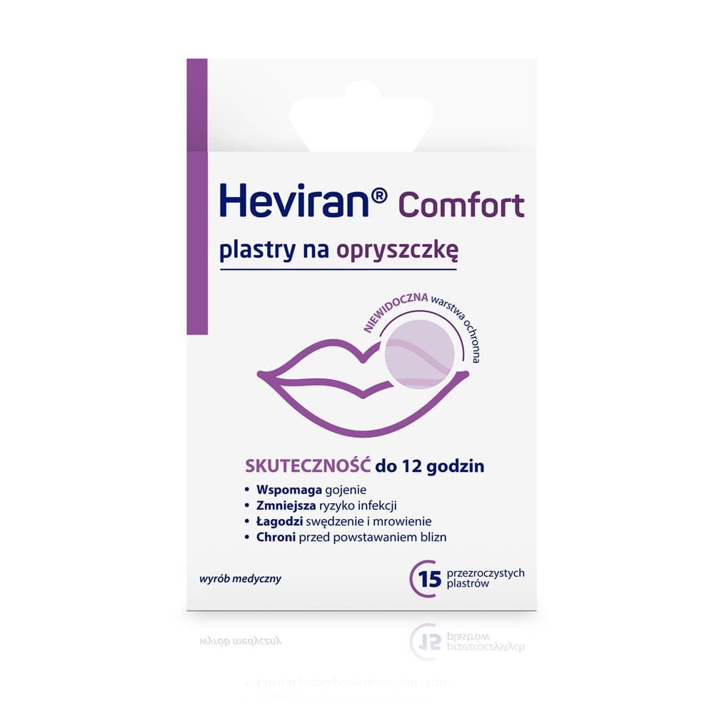 258489 HEVIRAN COMFORT PLASTRY NA OPRYSZCZKĘ 15 SZT. 5903060618534