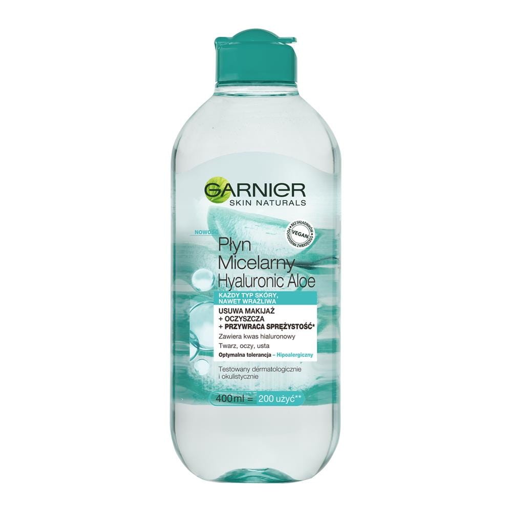 258880 GARNIER SKIN NATURALS HYALURONIC ALOE PŁYN MICELARNY 400ML 3600542396578