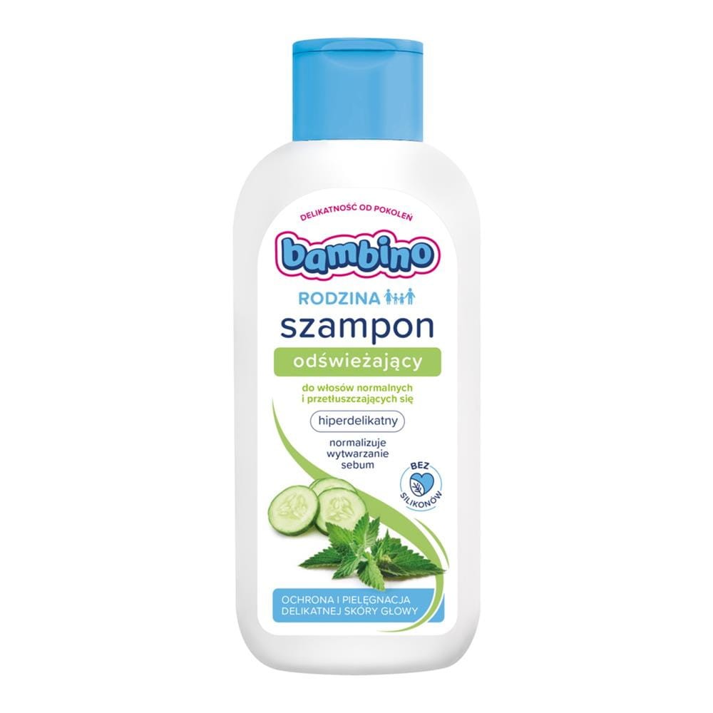 259931 BAMBINO RODZINA SZAMPON DO WŁOSÓW 400ML ODŚWIEŻAJĄCY  5900017079325