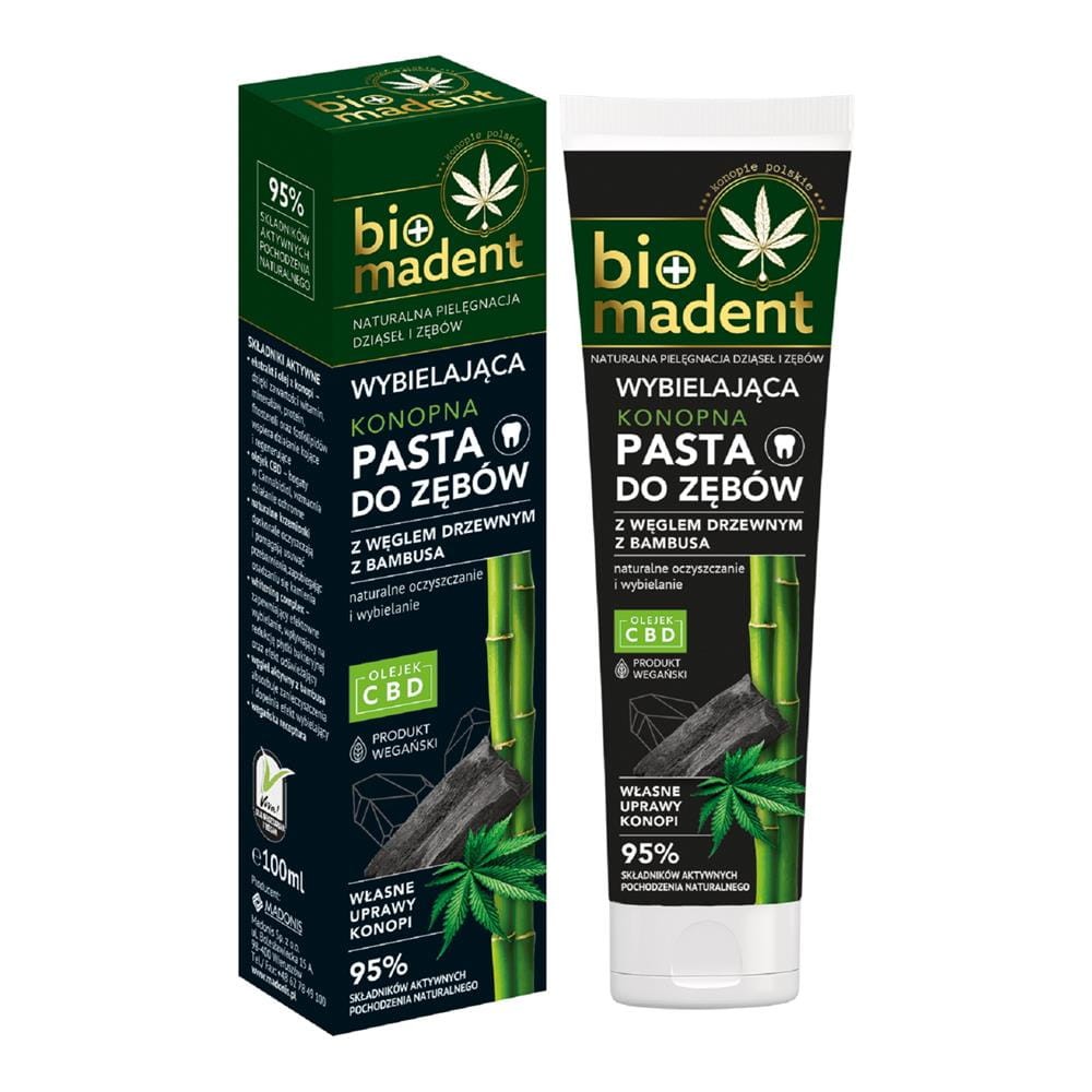 260987 NUTKA PASTA DO ZĘBÓW 100ML KONOPNA WYBIELAJĄCA 5902643060128