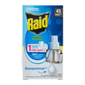 RAID ZAPAS DO APARATU ELEKTRYCZNEGO PRZECIW KOMAROM PŁYN 45 NOCY FAMILY