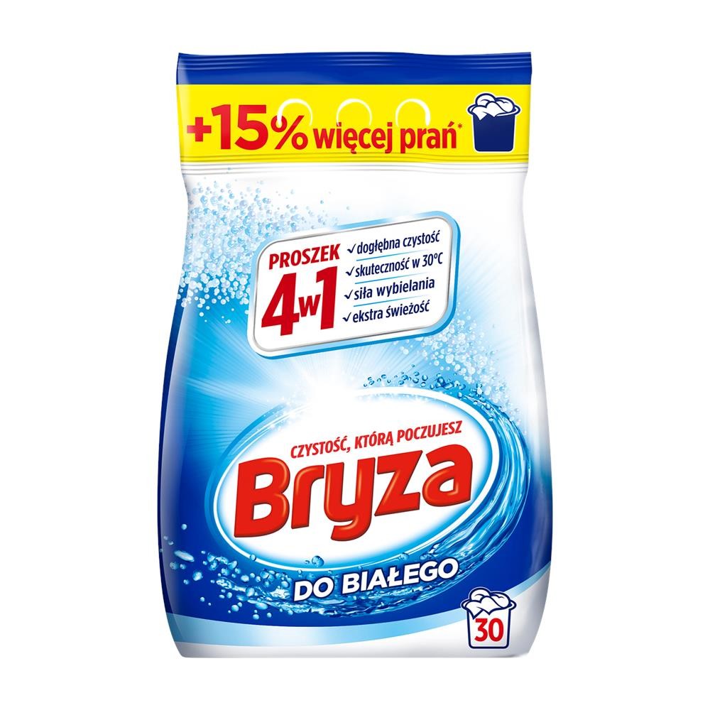 261849 BRYZA 4W1 PROSZEK DO PRANIA 30P 1.95KG BIAŁE 5908252001675