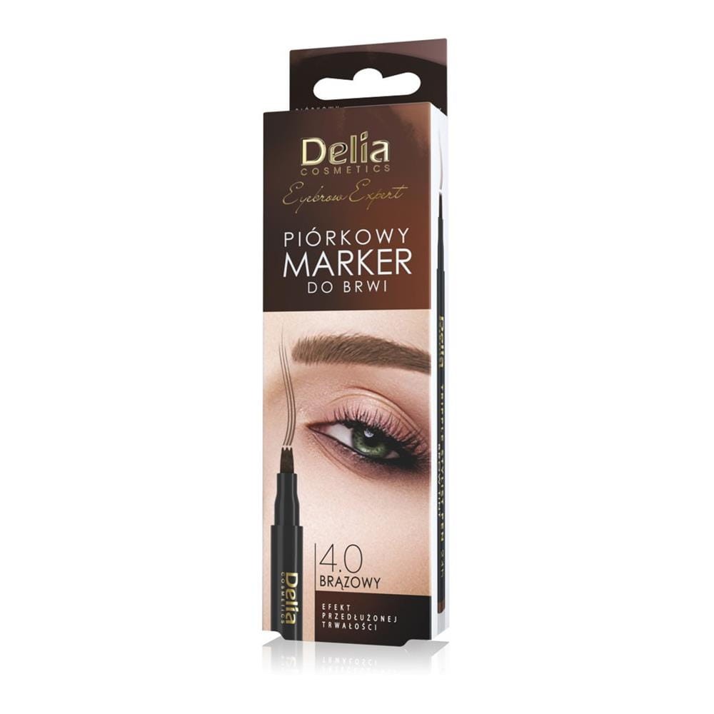 261994 DELIA EYEBROW EXPERT MARKER DO BRWI PIÓRKOWY BRĄZ 5901350486993