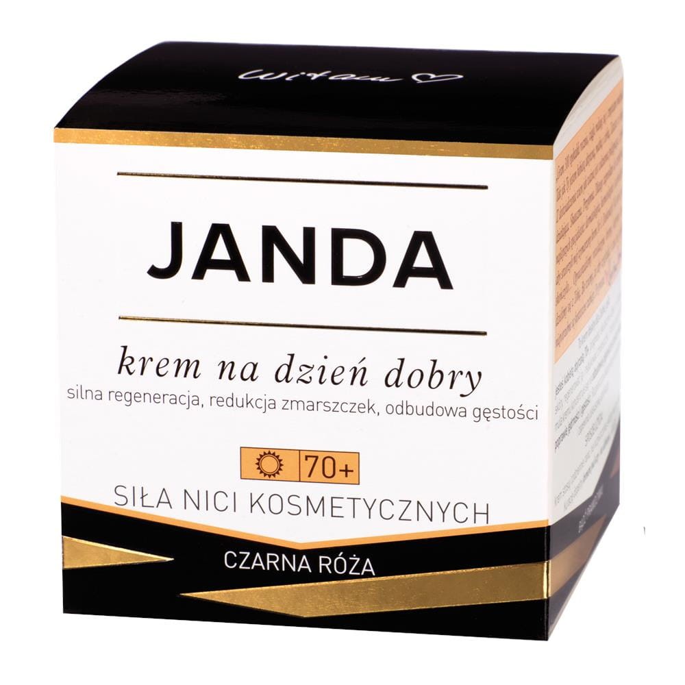 262539 JANDA KREM DO TWARZY 50ML 70+ DZIEŃ CZARNA RÓŻA SIŁA NICI KOSMETYCZNYCH 5905279874084