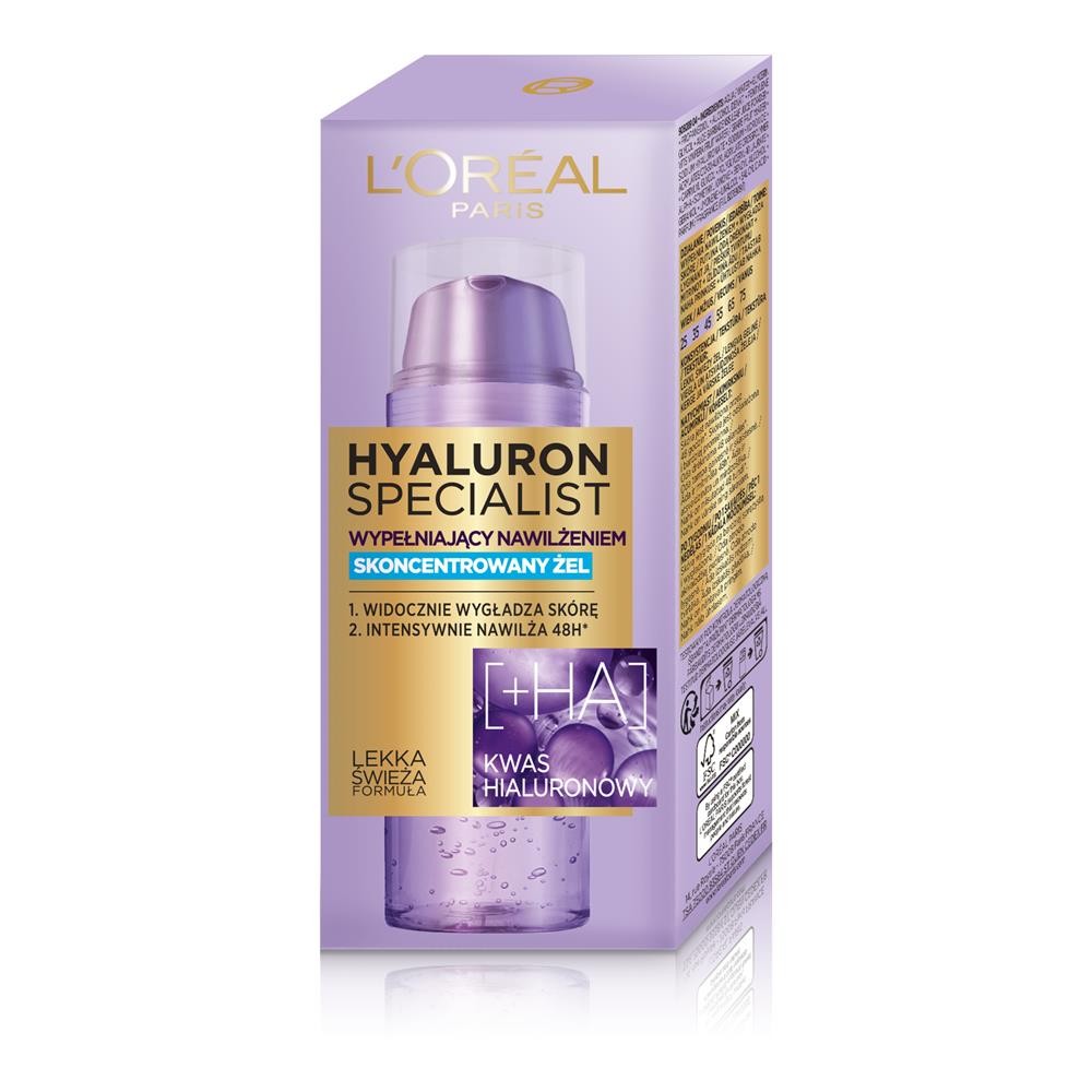 264260 LOREAL HYALURON SPECIALIST ŻEL DO TWARZY 50ML WYPEŁNIAJĄCY NAWILŻENIEM 3600523997626
