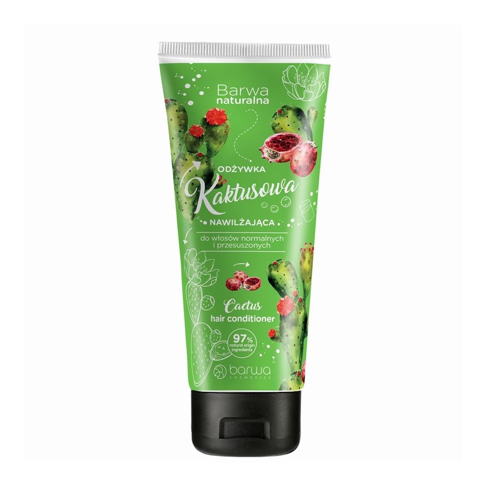 264865 BARWA NATURALNA ODŻYWKA DO WŁOSÓW 200ML TUBA KAKTUS NAWILŻAJĄCA NORMALNE,PRZESUSZONE 5902305004682