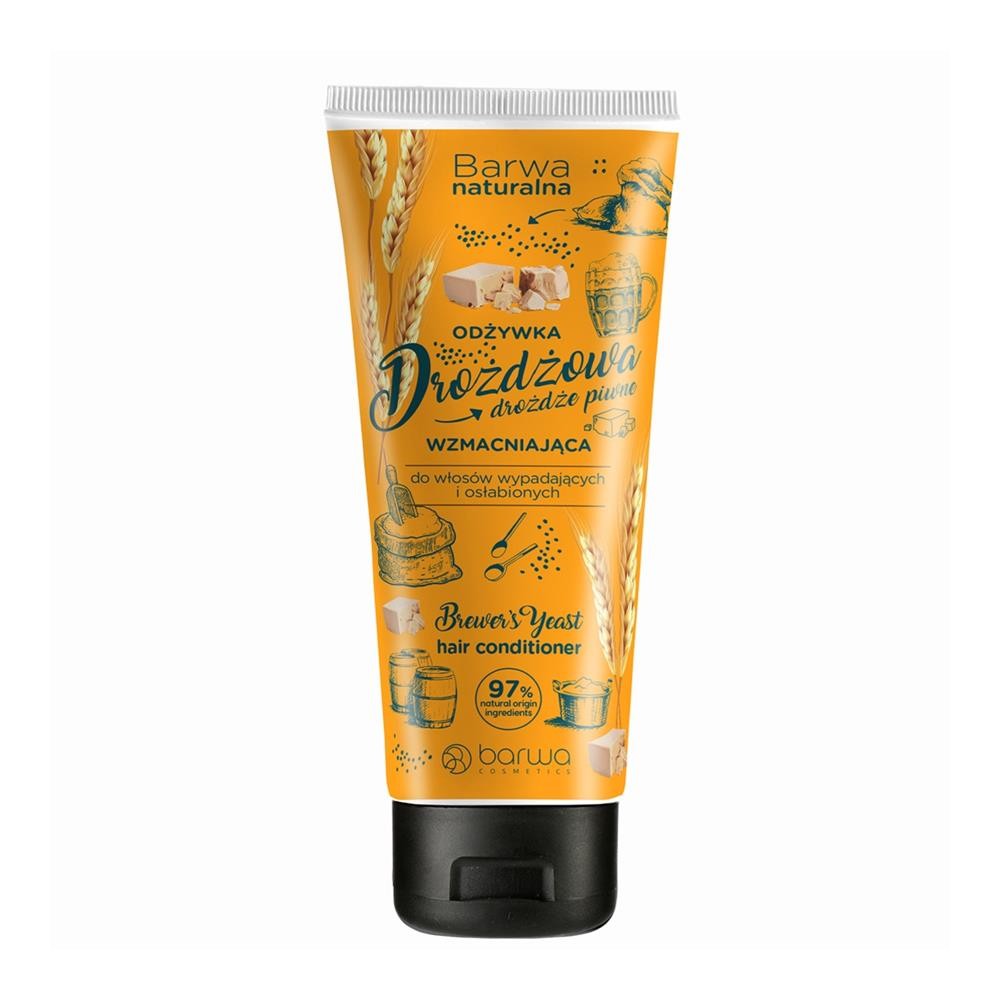 265056 BARWA NATURALNA ODŻYWKA DO WŁOSÓW 200ML TUBA DROŻDŻOWA WZMACNIAJĄCA WYPADAJĄCE I OSŁAB 5902305004743