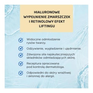 265650 EVELINE BIO HYALURON 3XRETINOL 70+ KREM DO TWARZY 50ML SILNIE REGENERUJĄCY PRZYWRACAJĄCY OBJ 5903416026082