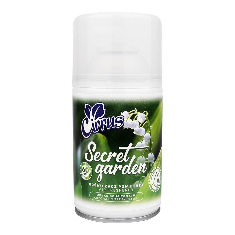 266567 CIRRUS ODŚWIEŻACZ SPRAY ZAPAS DO AUTOMATU 250ML SECRET GARDEN 5903769560110