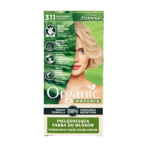 JOANNA NATURIA ORGANIC VEGAN FARBA KOLORYZUJĄCA 311 PLATYNOWY / PLATINUM