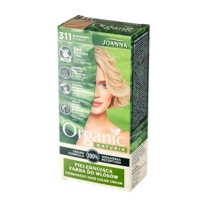 267053 JOANNA NATURIA ORGANIC VEGAN FARBA KOLORYZUJĄCA 311 PLATYNOWY / PLATINUM 5901018020194
