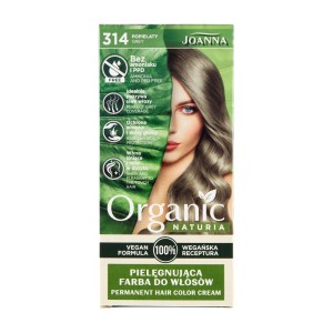 JOANNA NATURIA ORGANIC VEGAN FARBA KOLORYZUJĄCA 314 POPIELATY / GREY