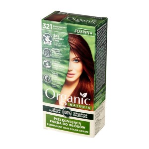 267060 JOANNA NATURIA ORGANIC VEGAN FARBA KOLORYZUJĄCA 321 KASZTANOWY / CHESTNUT 5901018020248