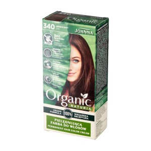 267063 JOANNA NATURIA ORGANIC VEGAN FARBA KOLORYZUJĄCA 340 HERBACIANY / TEA 5901018020279