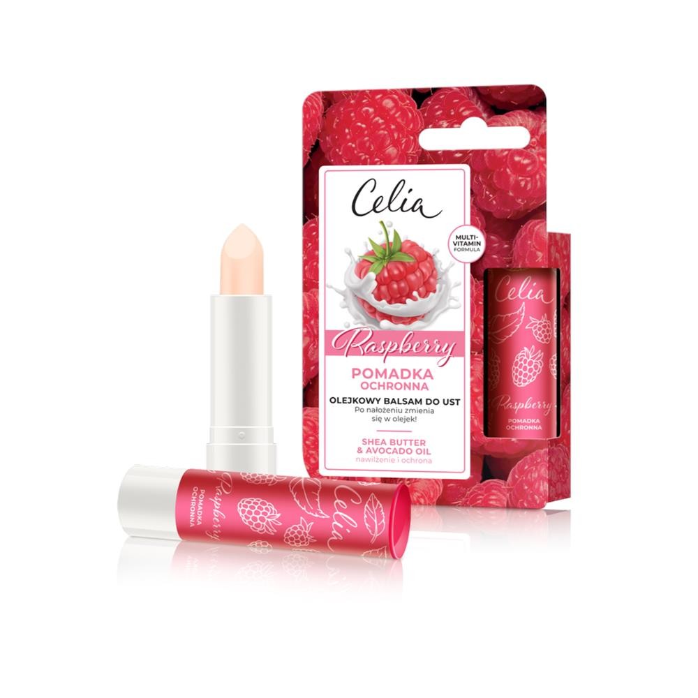 268060 CELIA POMADKA OCHRONNA RASPBERRY NAWILŻENIE I OCHRONA 5900525070784