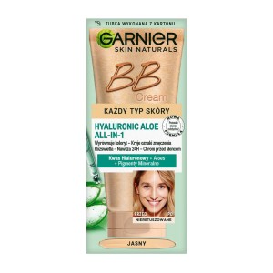 268157 GARNIER SKIN NATURALS HYALURONIC ALOE KREM DO TWARZY 50ML BB KAŻDY TYP SKÓRY JASNY 3600542416443