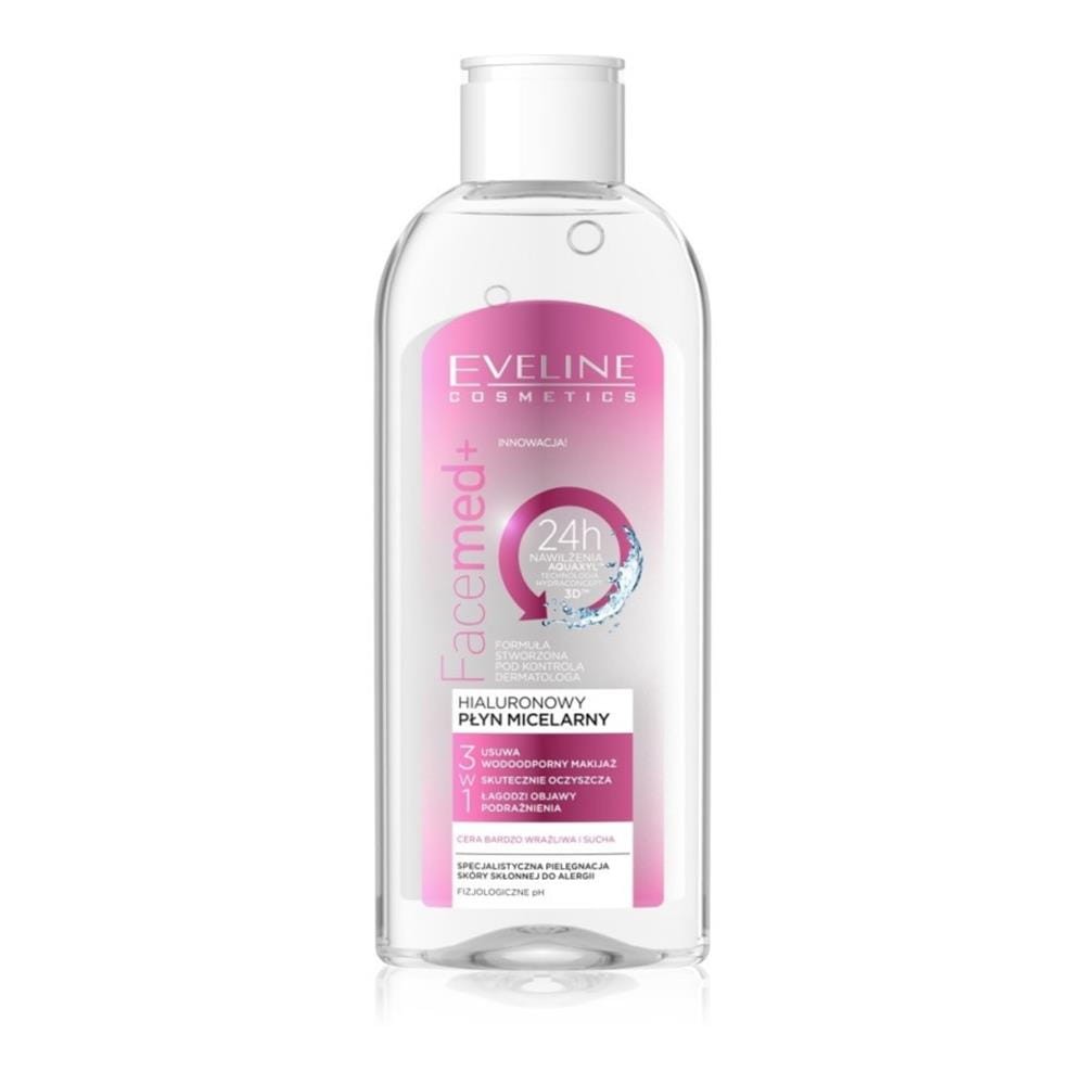 269671 EVELINE FACEMED PŁYN MICELARNY 150ML 3W1 HIALURONOWY 5903416041979
