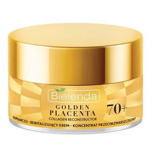 270458 BIELENDA GOLDEN PLACENTA 70+ KREM DO TWARZY 50ML NAPRAWCZO-REWITALIZUJĄCY CERA DOJRZAŁA 5902169048310