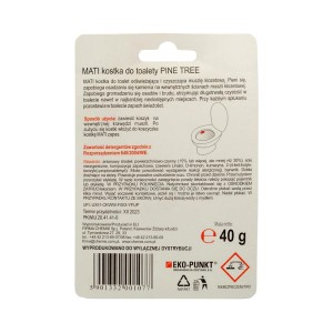271706 TAK KOSZYK DO WC 40G PINE TREE 5901332001077