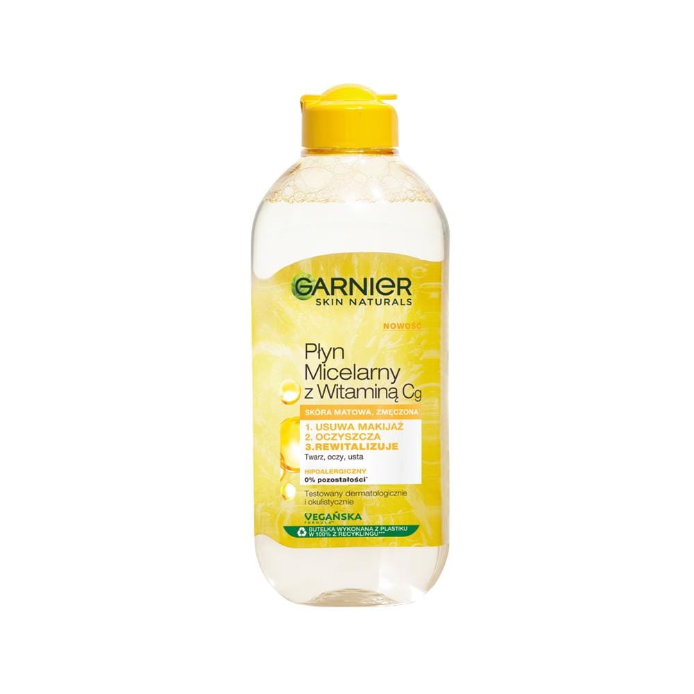 272235 GARNIER SKIN NATURALS VITAMIN C PŁYN MICELARNY 400ML SKÓRA MATOWA,ZMĘCZONA 3600542467643