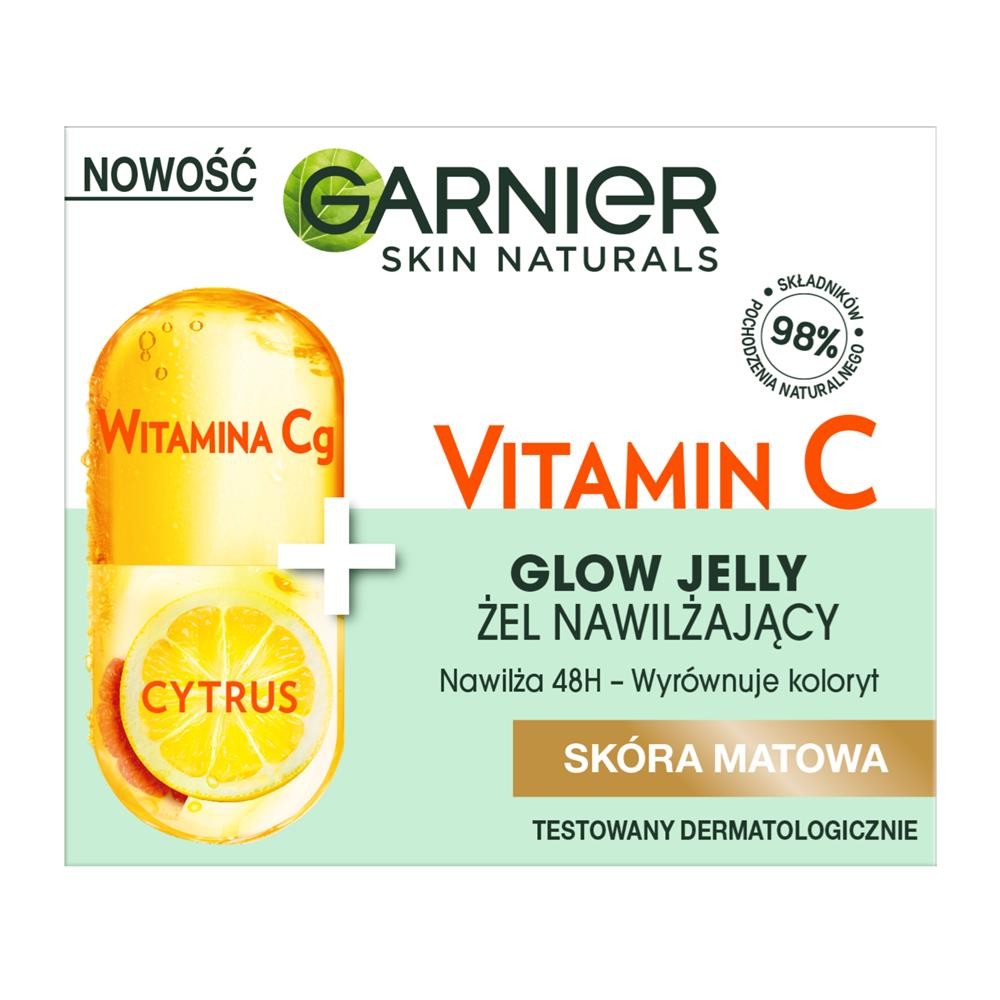 272252 GARNIER SKIN NATURALS HYALURONIC ALOEJELLY ŻEL-KREM DO TWARZY 50ML VIT C 3600542471022