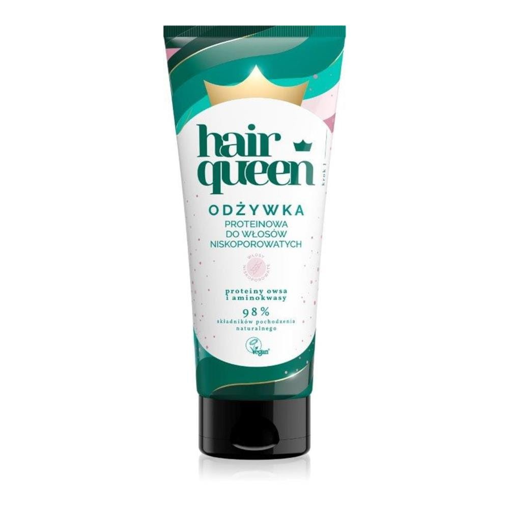 272820 HAIR QUEEN NISKOPOROWATE ODŻYWKA DO WŁOSÓW 200ML PROTEINOWA 5904569230005