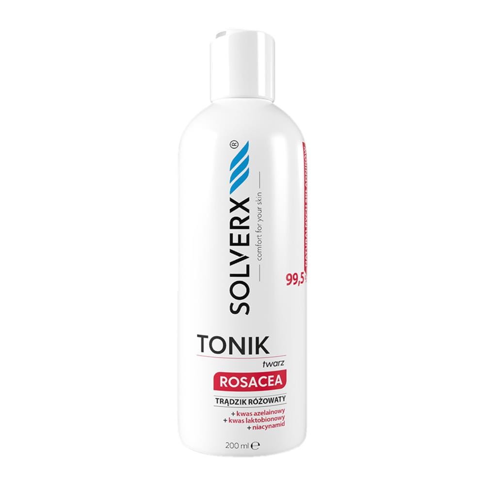 272844 SOLVERX ROSACEA TONIK 200ML TRĄDZIK RÓŻOWATY 5907479385223